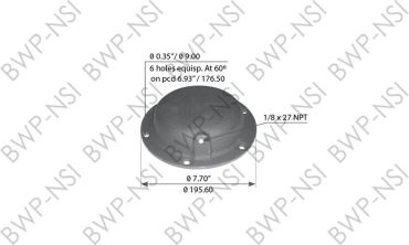 MA10AY - Trunnion Cap 6 Hole