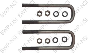 U-bolt Kit, Square - 5/8