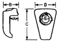 Navistar IHC Front Wheel Clamps - Navistar 452010C1