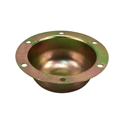 Stamped Metal Grease Hub Cap - 6 Hole x 5.5