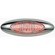 Optronics 4" Oval 3-LED Red M5 Series w/ Bezel 