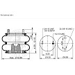 ContiTech AS7410 Air Spring - W01-358-7410 2B12-406 