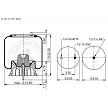 ContiTech AS9947 Air Spring - 20142-01 20142-01K 