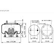 ContiTech AS9105 Air Spring - S-1245 36514-3 90557038 