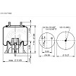ContiTech AS9626 Air Spring - W01-358-9626 1R11-292 