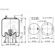 ContiTech AS9321 Air Spring - W01-358-9321 1R12-335 