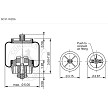 ContiTech AS7206 Air Spring - Freightliner 18-29919-000 