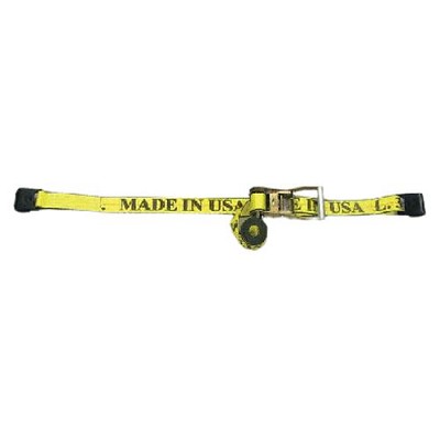 2x27' Ratchet Strap w/Flat Hooks 