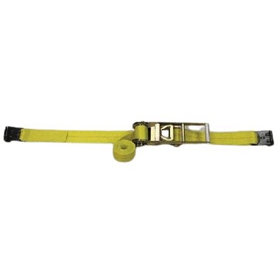 3"x27' Ratchet Strap w/Flat Hooks 
