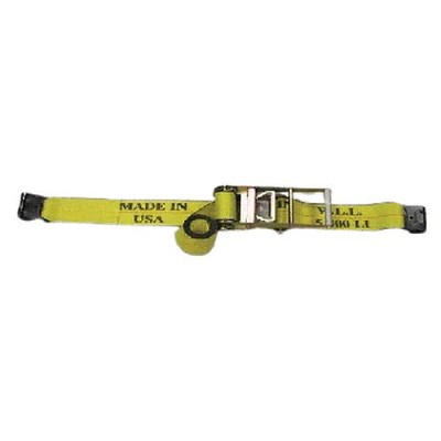 4"x27' Ratchet Strap w/Flat Hooks 
