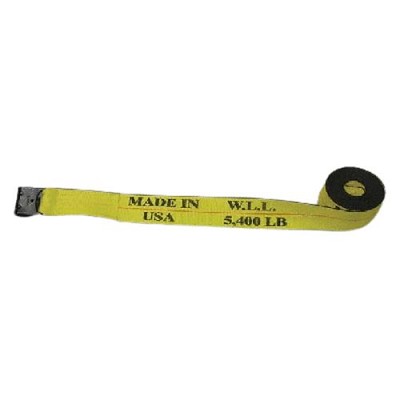 4"x27' Winch Strap w/Flat Hook 