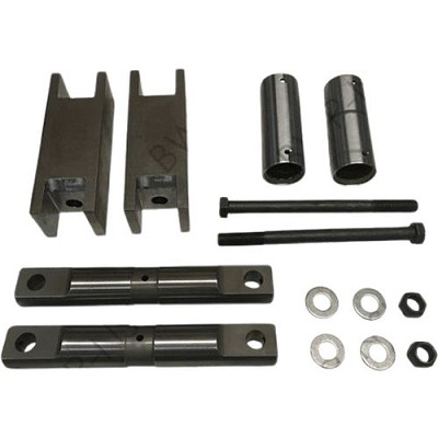 Steer Axle Shackle Kit, Peterbilt 4" Front Spring 