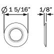 Optronics Stainless Steel Trim Ring 3/4" 