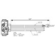 Optronics Right Angle PL-3 Pigtail 