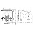 ContiTech AS8919 Air Spring - Ridewell 1003588919C 