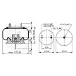ContiTech AS68152 Air Spring - SAF Holland 90557375 