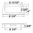 Optronics Steel Mounting Bracket 6" Oval 