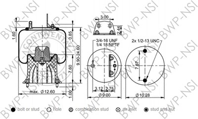 ContiTech AS9501  Air Spring 