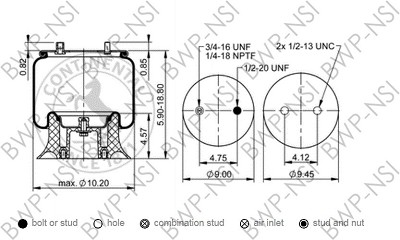 ContiTech AS9652 Air Spring 