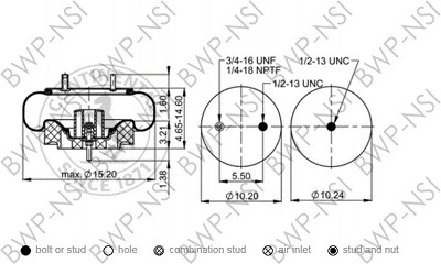 ContiTech AS8617 Air Spring 