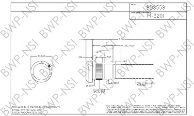 M-3201 - Wheel Stud Metric Headed RH 