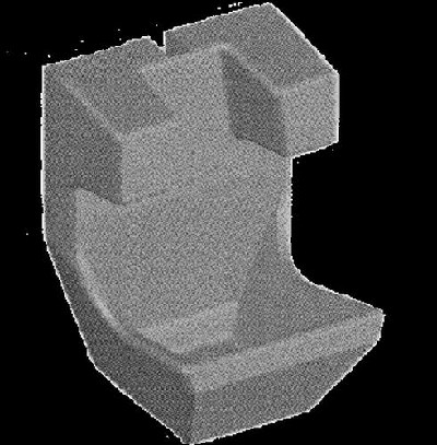 Trailer Door Keeper, Bottom, DL-NH Style 