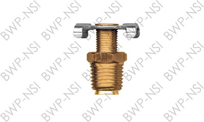 M-4351 - Brass Drain Cock Back Seating 