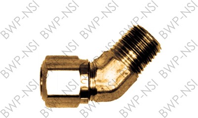 M-4369 - Brass DOT 45° Elbow 