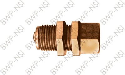 M-4699 - Brass DOT BulkHead Union 