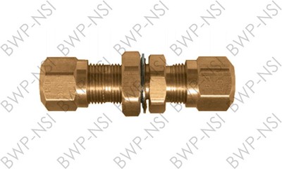 M-5037 - Brass DOT BulkHead Union 