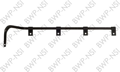 MFB69L - MudFlpBrkt LH 5/8Sq 9Offset 