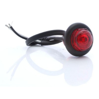 Optronics 3/4" LED Red w/ Grommet 
