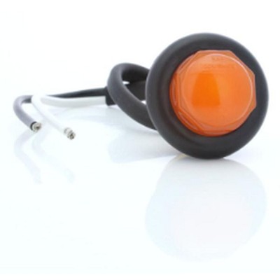 Optronics 3/4" 2-LED GloLight, Amber w/ Grommet 