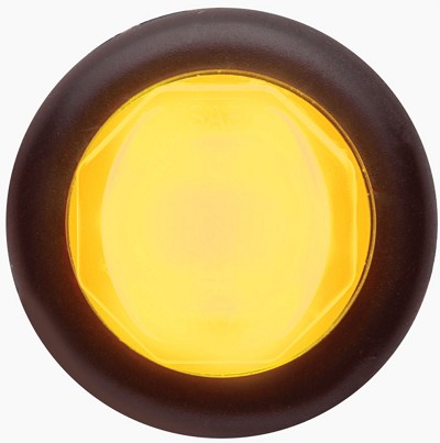 Optronics 3/4" 2-LED, Amber w/ Grommet 