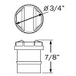 Optronics 3/4" 2-LED, Red w/ Grommet 