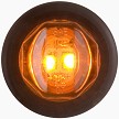 Optronics 3/4" 2-LED Amber w/ Grommet 