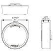 Optronics 2-1/2" 2-LED Light, Red 