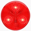 Optronics 2" 3-LED Light, Red 