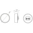 Optronics 2" 1-LED Light, Amber 