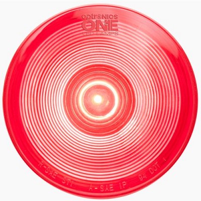 Optronics 4" 1-LED Red Stop/Turn/Tail Light 