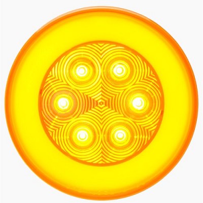 Optronics 4" 14-LED Amber GloLight Turn Light 
