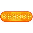 Optronics 6" Oval 6-LED Amber Turn Light 