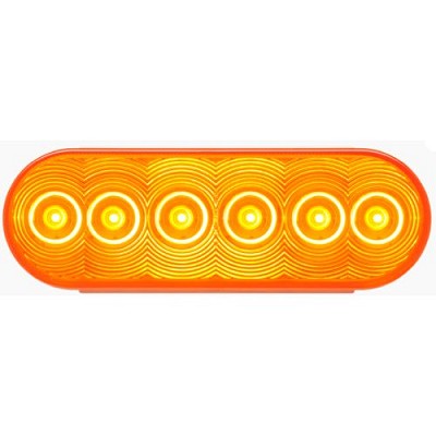 Optronics 6" Oval 6-LED Amber Turn Light 