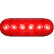 Optronics 6" Oval 6-LED Red Stop/Turn/Tail Light 