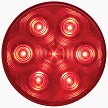 Optronics 4" Round 7-LED Red Stop/Turn/Tail Light 