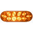 Optronics 6" Oval 10-LED Amber Tail Light 